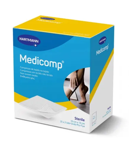 MEDICOMP ESTERILES COMPRESAS 10X10CM PACK 2UN