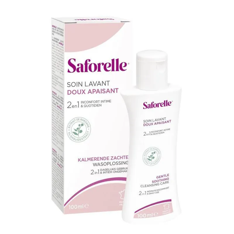 SAFORELLE GENTLE SOOTHING GEL INTIMO LIMPIADOR 2IN1 100ML