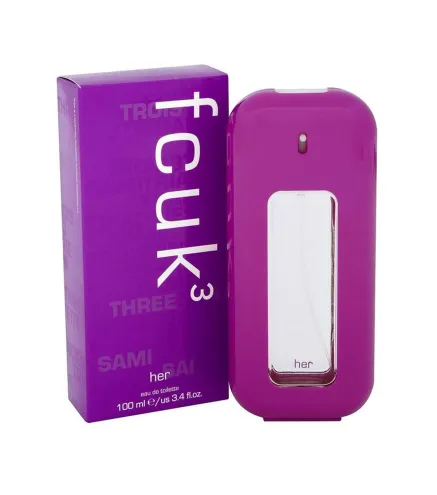 FCUK 3 HER EAU DE TOILETTE 100ML VAPORIZADOR