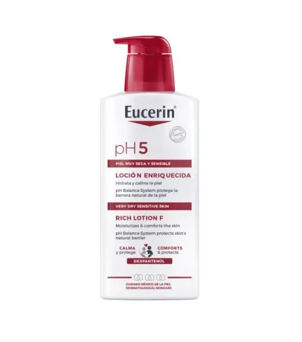 EUCERIN PF5 LOCION ENRIQUECIDA PIEL MUY SECA Y SENSIBLE 400ML