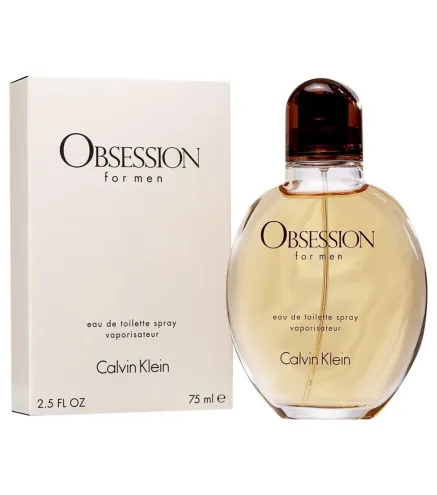 CALVIN KLEIN OBSESSION EAU DE TOILETTE FOR MEN 75ML VAPORIZADOR