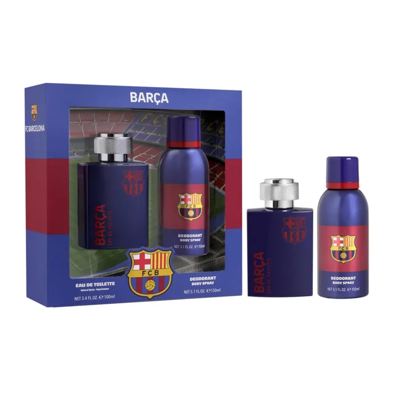 FC BARCELONA BARÇA EAU DE TOILETTE 150ML VAPORIZADOR + DESODORANTE 150ML VAPORIZADOR