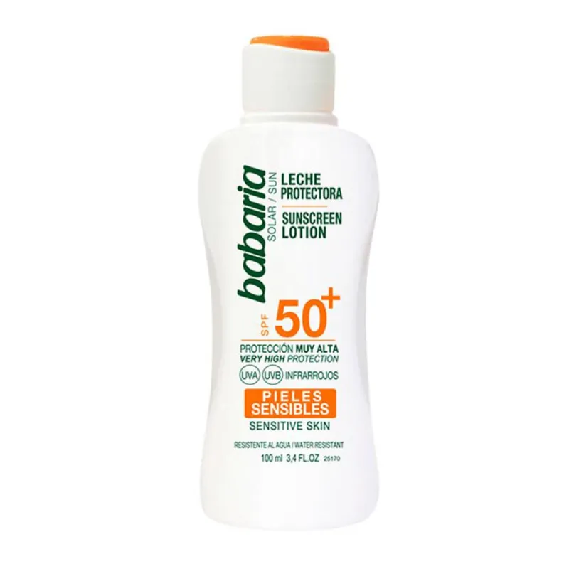 BABARIA ALOE VERA LECHE CORPORAL SPF50+ PIEL SENSIBLE 100ML