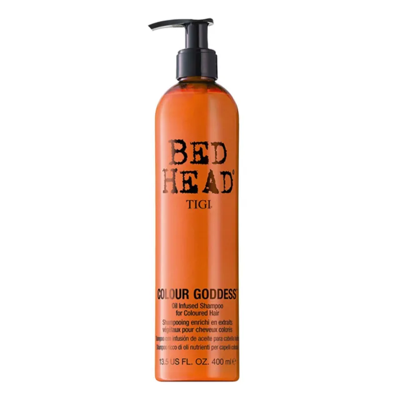 TIGI BED HEAD COLOUR GODDESS OIL INFUSED SHAMPOO 400ML TIGI BED HEAD COLOUR GODDESS OIL INFUSED SHAMPOO 400ML