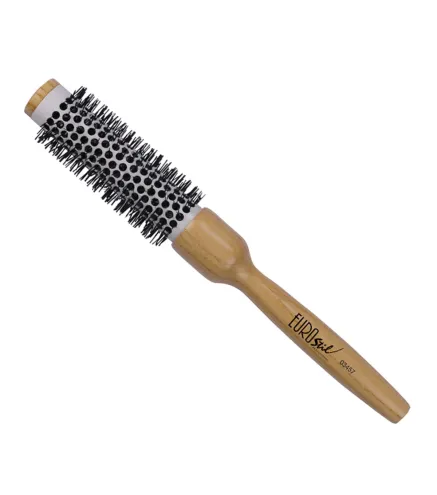 EUROSTIL MANGO MADERA CEPILLO TERMICO/CERAMICO 25MM 1UN