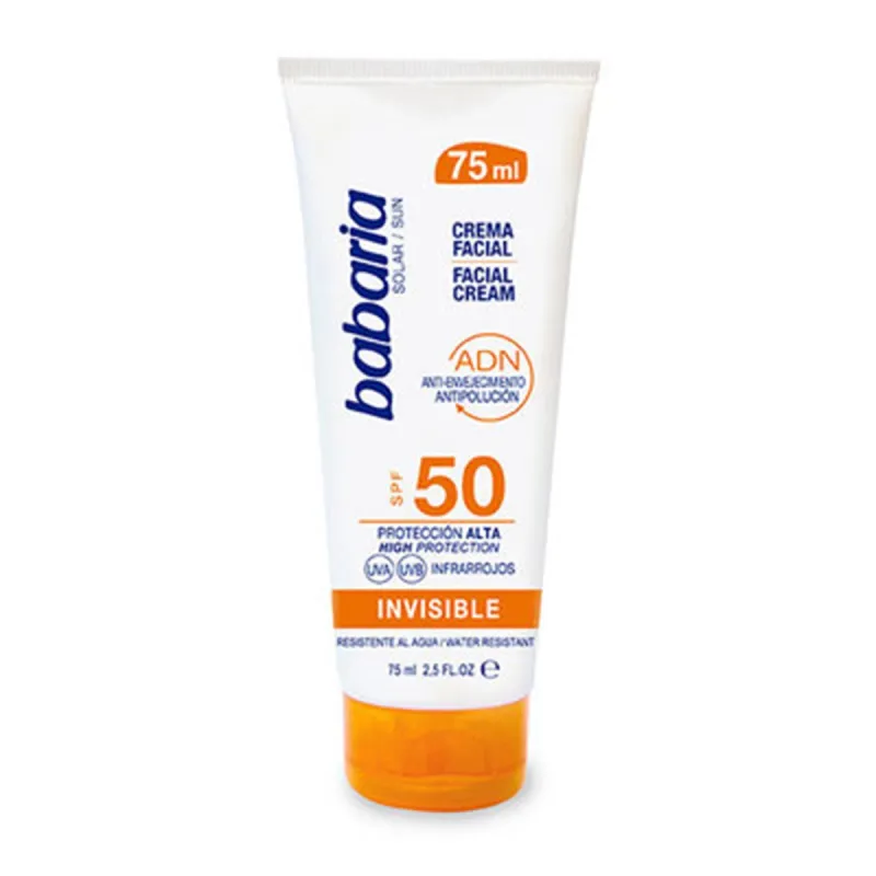 BABARIA SOLAR CREMA SPF50 INVISIBLE 75ML BABARIA SOLAR CREMA SPF50 INVISIBLE 75ML