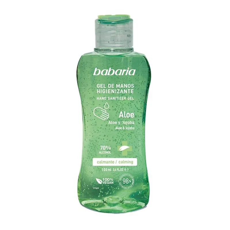 BABARIA ALOE GEL DE MANOS HIGIENIZANTE 70% ALCOHOL 100ML BABARIA ALOE GEL DE MANOS HIGIENIZANTE 70% ALCOHOL 100ML