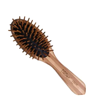 EUROSTIL BAMBOO OVALADO CEPILLO PEQUEÑO 1UN