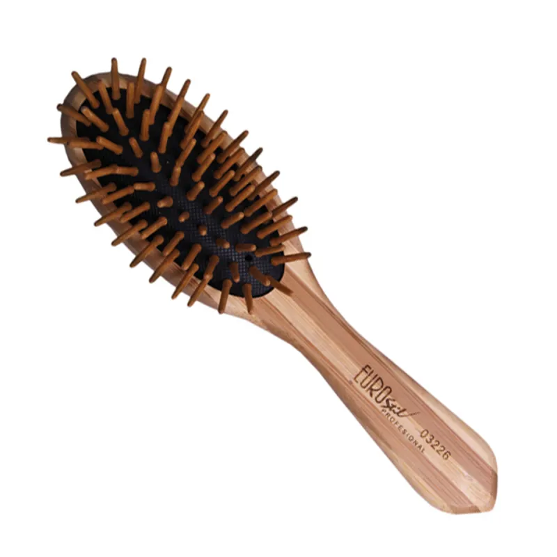 EUROSTIL BAMBOO OVALADO CEPILLO PEQUEÑO 1UN
