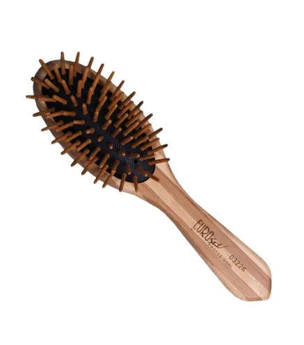 EUROSTIL BAMBOO OVALADO CEPILLO PEQUEÑO 1UN