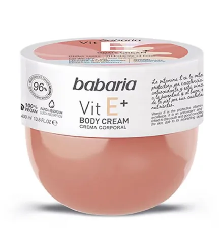 BABARIA VIT E+ BODY CREAM 400ML