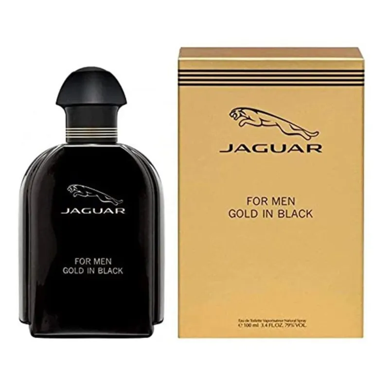 JAGUAR GOLD IN BLACK EAU DE TOILETTE 100ML VAPORIZADOR JAGUAR GOLD IN BLACK EAU DE TOILETTE 100ML VAPORIZADOR