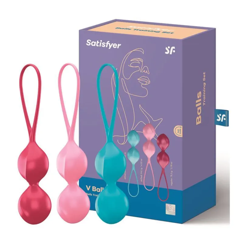 SATISFYER V BALLS EJERCITADOR SUELO PELVICO 3UN