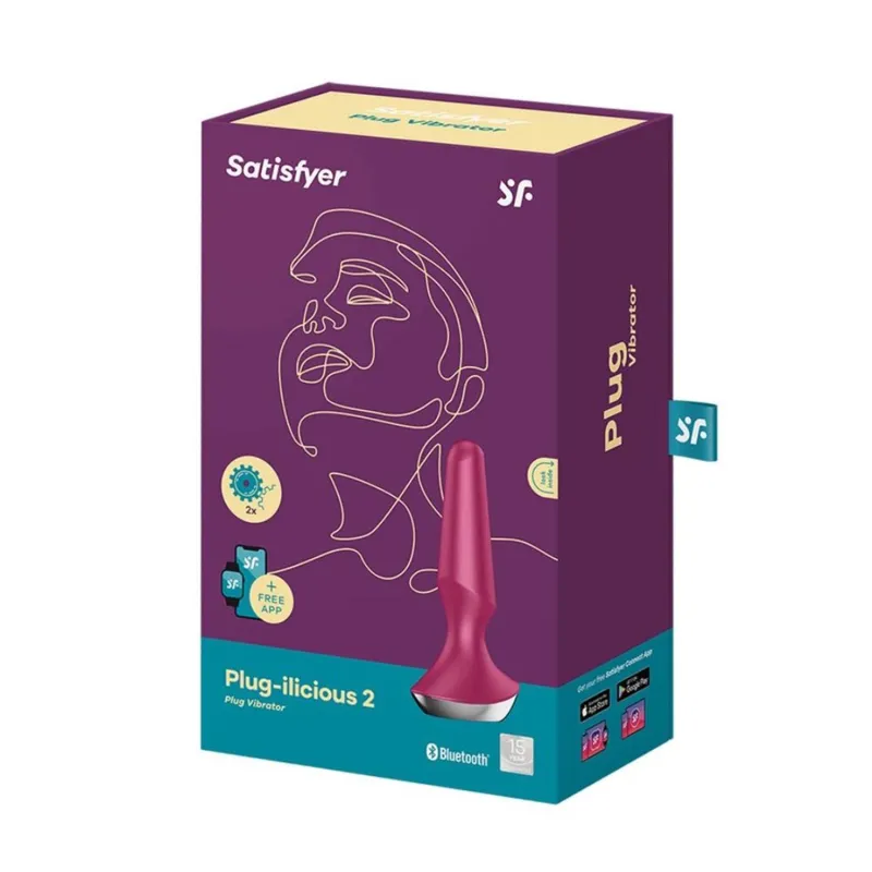 SATISFYER PLUG-ILICIOUS 2 VIBRADOR ROSA BLUETOOTH Y APP 1UN SATISFYER PLUG-ILICIOUS 2 VIBRADOR ROSA BLUETOOTH Y APP 1UN