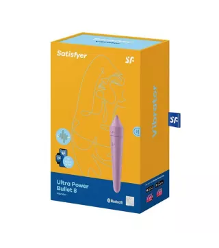 SATISFYER ULTRA POWER BULLET 8 VIBRADOR LILA 1UN