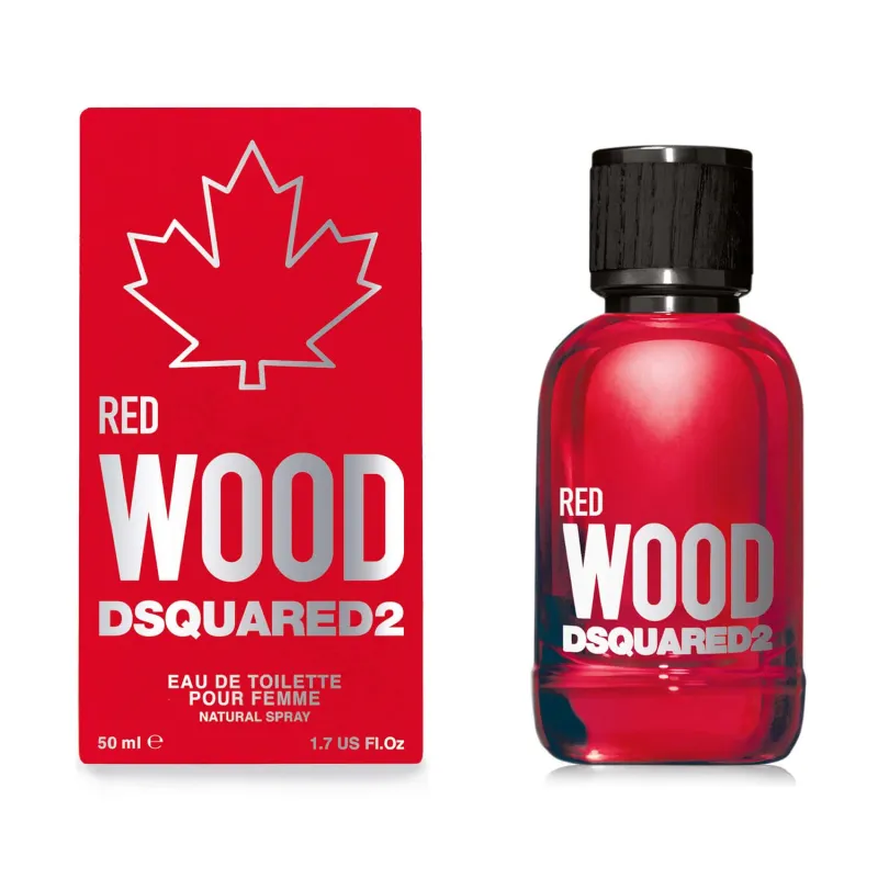 DSQUARED RED WOOD EAU DE TOILETTE POUR FEMME 50ML VAPORIZADOR