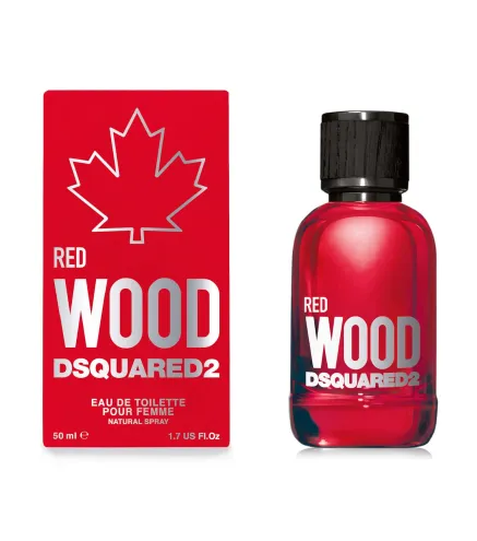 DSQUARED RED WOOD EAU DE TOILETTE POUR FEMME 50ML VAPORIZADOR