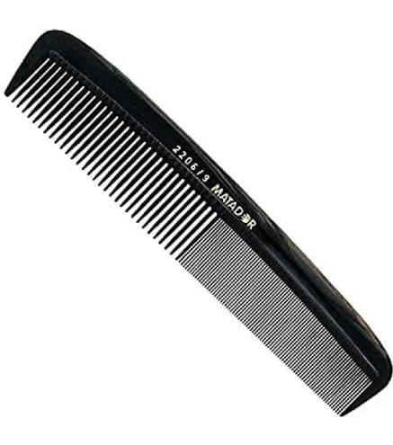 EUROSTIL BATIDOR PEINE NEGRO NEGRO 13 CM 1UN