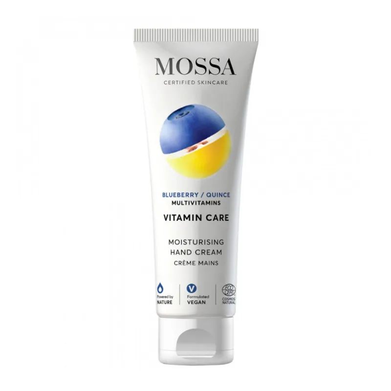 MOSSA VITAMIN CARE CREMA DE MANOS BLUEBERRY 75ML MOSSA VITAMIN CARE CREMA DE MANOS BLUEBERRY 75ML