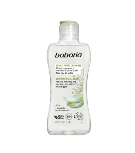 BABARIA ALOE Y MANZANILLA TONICO FACIAL 200ML