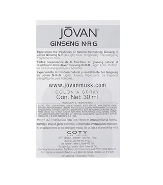 JOVAN MUSK BLACK EAU DE COLOGNE 96ML VAPORIZADOR