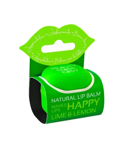 BEAUTY MADE EASY NATURAL BALSAMO LABIAL LIME & LEMON 1UN