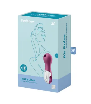 SATISFYER LUCKY LIBRA SUCCIONADOR BERRY 1UN