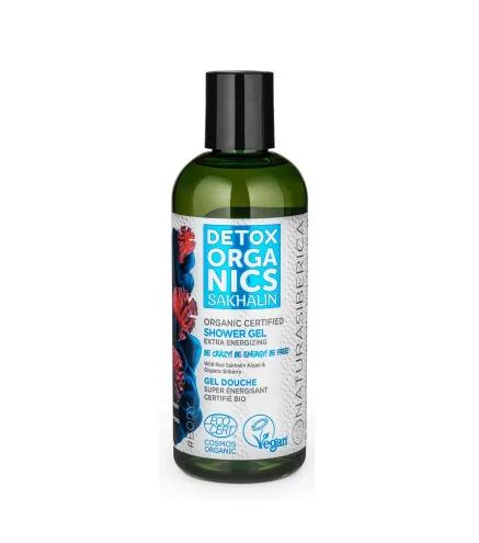 NATURA SIBERICA DETOX ORGANICS SAKHALIN EXTRA ENERGIZANTE GEL DE BAÑO BE CRAZY 260ML