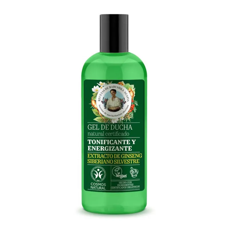GREEN AGAFIA GINSENG SIBERIANO GEL DE BAÑO TONIFICANTE NATURAL 260ML GREEN AGAFIA GINSENG SIBERIANO GEL DE BAÑO TONIFICANTE NATURAL 260ML