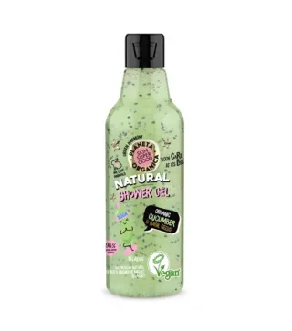 NATURA SIBERICA SKIN SUPER GOOD NATURAL GEL DE BAÑO DE PEPINO ORGÁNICO Y SEMILLAS DE ALBAHACA 250ML