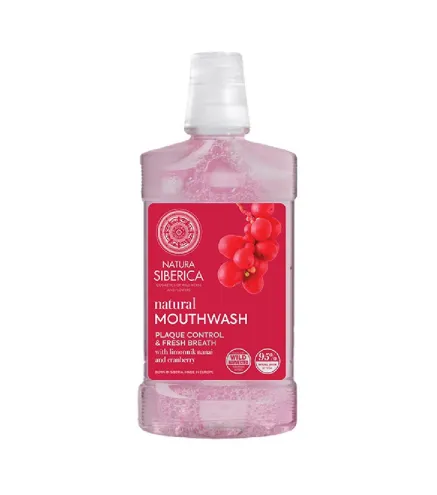 NATURA SIBERICA NATURAL COLUTORIO ARANDONOS ROJOS 520ML