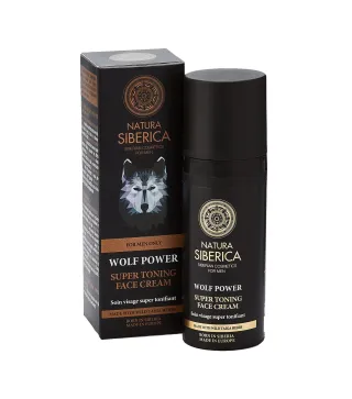 NATURA SIBERICA EL PODER DEL LOBO - CREMA FACIAL SÚPER TONIFICANTE