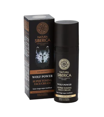 NATURA SIBERICA EL PODER DEL LOBO - CREMA FACIAL SÚPER TONIFICANTE