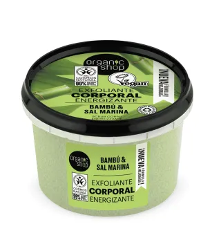 ORGANIC SHOP BAMBU EXFOLIANTE EXFOLIANTE CORPORAL BAMBU TROPICAL 1UN