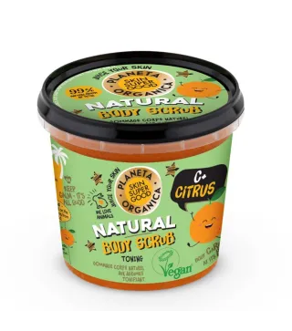 NATURA SIBERICA SKIN SUPER GOOD NATURAL BODY SCRUB C CITRUS 360ML