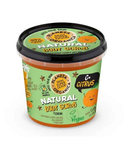 NATURA SIBERICA SKIN SUPER GOOD NATURAL BODY SCRUB C CITRUS 360ML