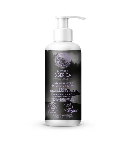 NATURA SIBERICA SOS CREMAS DE MANOS REPARACION NUTRICION 250ML