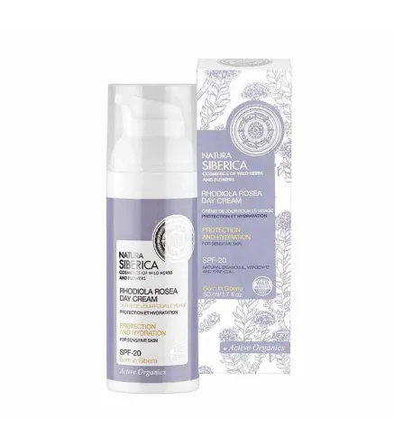 NATURA SIBERICA PROTECCION E HIDRATACION CREMA DE DIA PIEL SENSIBLE 50ML