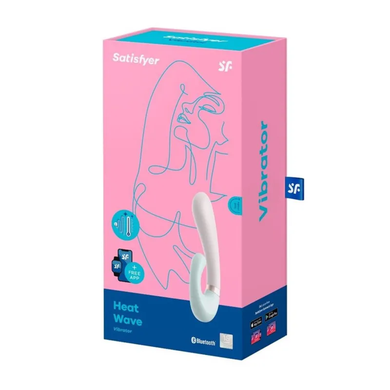 SATISFYER HEAT WAVE VIBRADOR VERDE CON APP 1UN