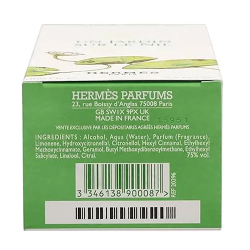 HERMES PARIS TERRE D'HERMES EAU DE TOILETTE 100ML VAPORIZADOR