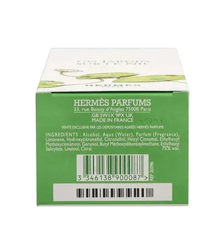 HERMES PARIS TERRE D'HERMES EAU DE TOILETTE 100ML VAPORIZADOR