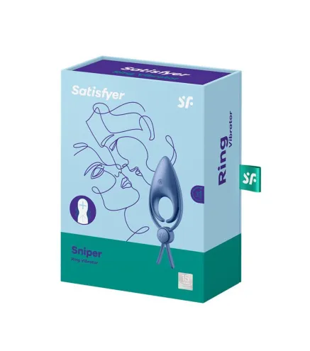 SATISFYER SNIPPER RING VIBRADOR VIOLETA 1UN