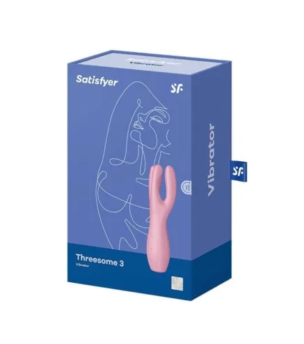 SATISFYER THREESOME 3 VIBRADOR ROSA 1UN