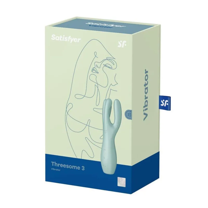 SATISFYER THREESOME 3 VIBRADOR VERDE 1UN