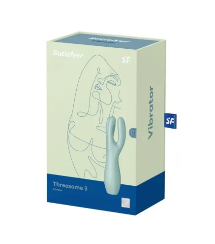SATISFYER THREESOME 3 VIBRADOR VERDE 1UN