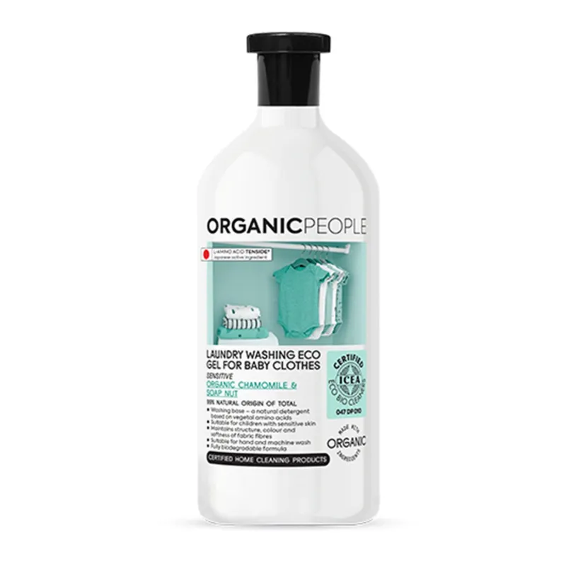 ORGANIC PEOPLE FOR BABY CLOTHES CHAMOMILE SOAP NUT LAUNDRY WASHING ECO GEL 200ML ORGANIC PEOPLE FOR BABY CLOTHES CHAMOMILE SOAP NUT LAUNDRY WASHING ECO GEL 200ML