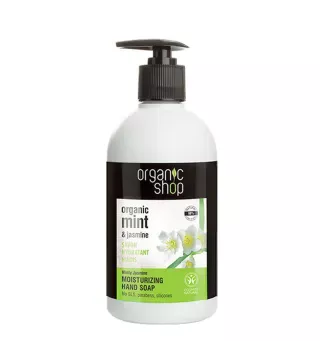ORGANIC SHOP MINTY JASMINE JABON DE MANOS JABON DE MANOS MOISTURIZING 200ML