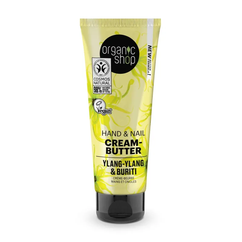 ORGANIC SHOP YLANG-YLANG CREMA-MANTECA MANO & UÑAS 75ML ORGANIC SHOP YLANG-YLANG CREMA-MANTECA MANO & UÑAS 75ML