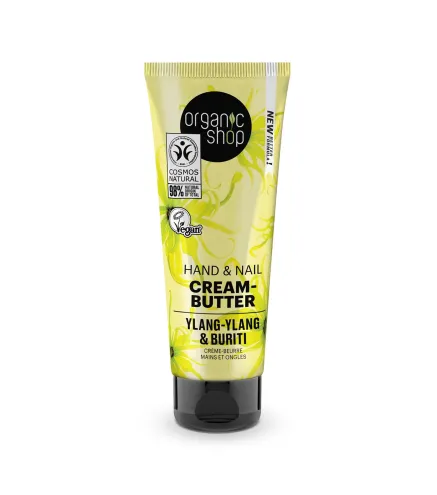 ORGANIC SHOP YLANG-YLANG CREMA-MANTECA MANO & UÑAS 75ML