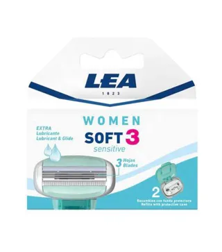 LEA RECAMBIOS WOMAN SOFT3 SENSITIVE 2UN